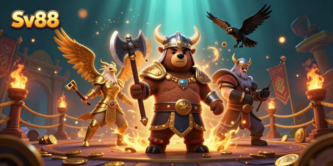 Experience thrilling gameplay at Sv88, where dynamic battles and legendary figures converge in an immersive casino adventure.