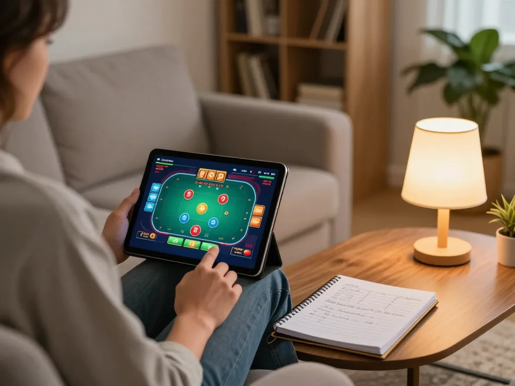 Engaging in online casino gaming on 68gamebaivn platform with a lively poker interface.