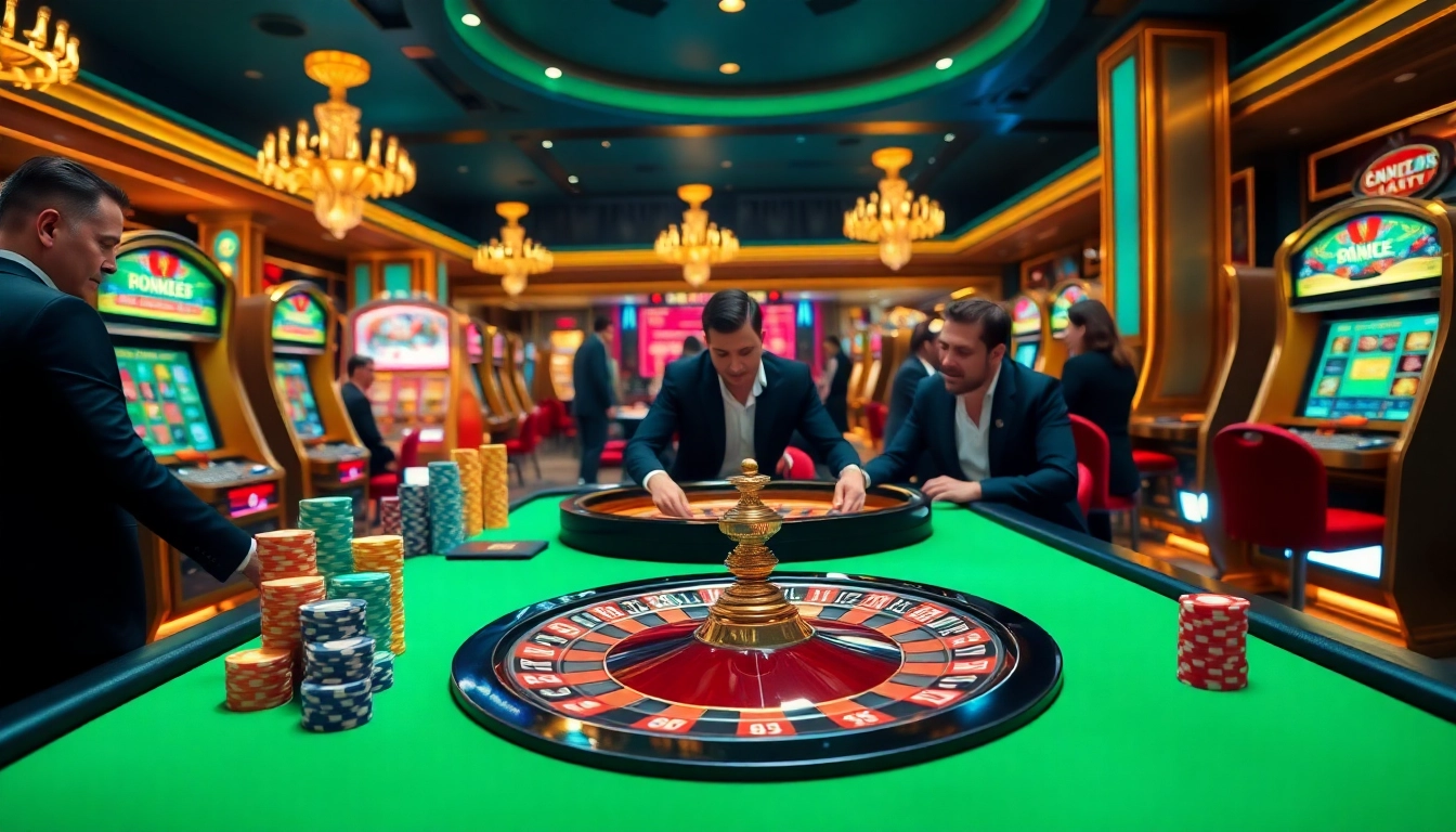 Experience the excitement at 8XX's luxurious casino with vibrant tables and thrilling games.