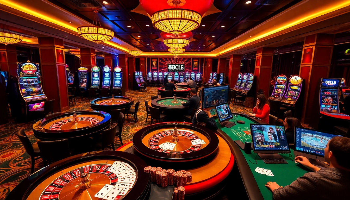 Experience thrilling casino games and online gambling excitement at https://88clbs.in.net/ with vibrant roulette tables and slot machines.