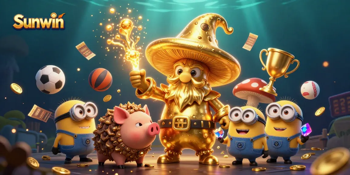Experience the thrilling world of Sunwin with dynamic characters and vibrant gaming elements.