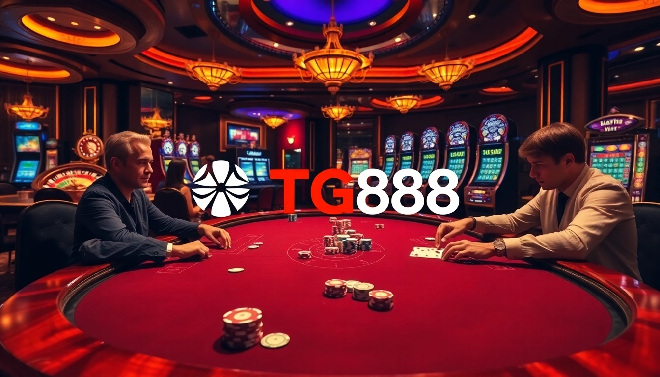 Experience vibrant excitement at TG88 casino with poker, roulette, and immersive gaming.