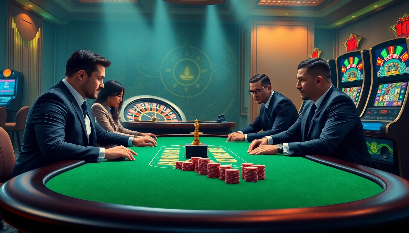 Experience excitement at https://luckywinn.us.com/ with high-stakes poker games in a luxurious casino setting.