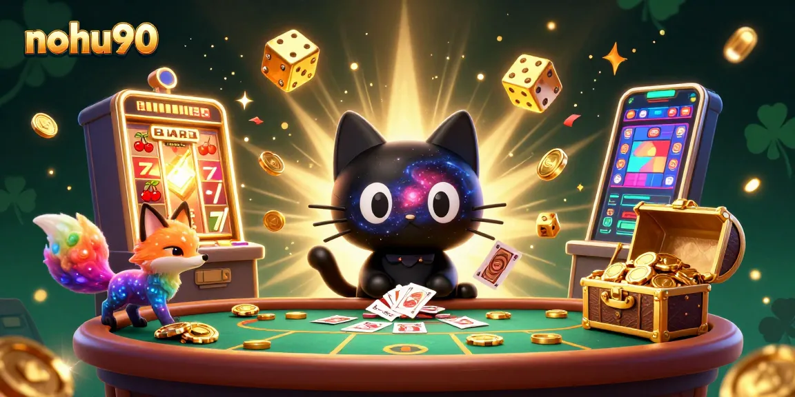 Experience the thrilling world of nohu90 with vibrant cosmic characters and dynamic slot action.