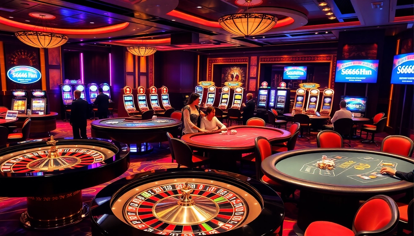 Experience excitement at https://s666hn.com/ with vibrant casino tables and engaged players.