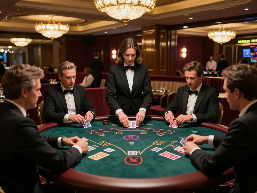 Experience exciting blackjack gameplay at dn88 casino with players in luxurious surroundings