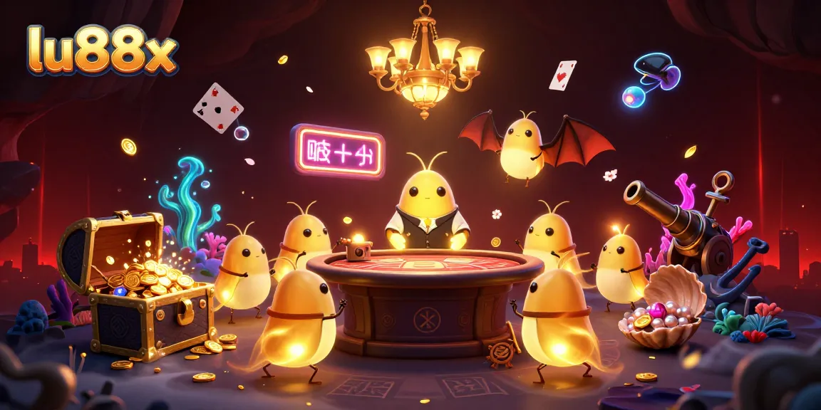 Light up your winning experience at lu88x with vibrant casino action and glowing characters.