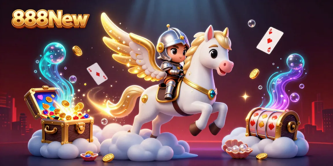Experience the thrilling world of 888New with vibrant visuals and exciting gambling adventures.