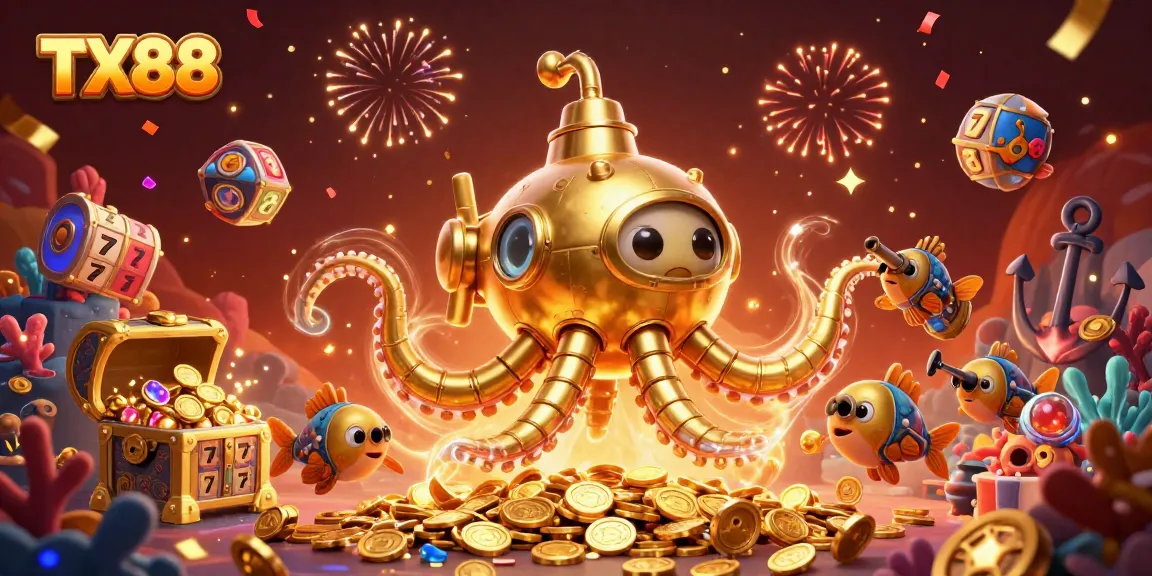 Engage in exciting wins with TX88's vibrant 3D gaming undersea adventure.