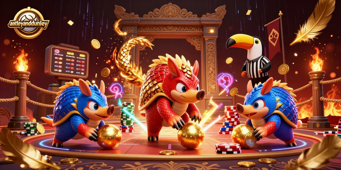 Experience dynamic gameplay at astleyanddunley with rival pangolins and poker chip action.