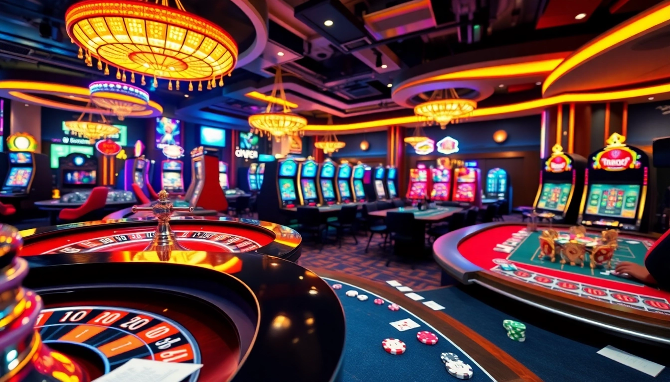 Experience the thrill of tr88 new with vibrant casino tables and exciting gaming action.