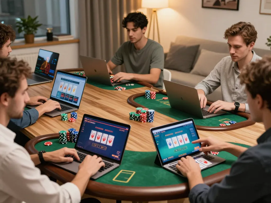 Engaging in live dealer games on fly88, showcasing exciting online casino gameplay on multiple devices