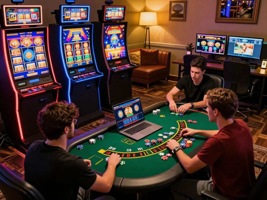 Player engaging with the ALO8 online blackjack game, showcasing vibrant graphics and exciting gameplay