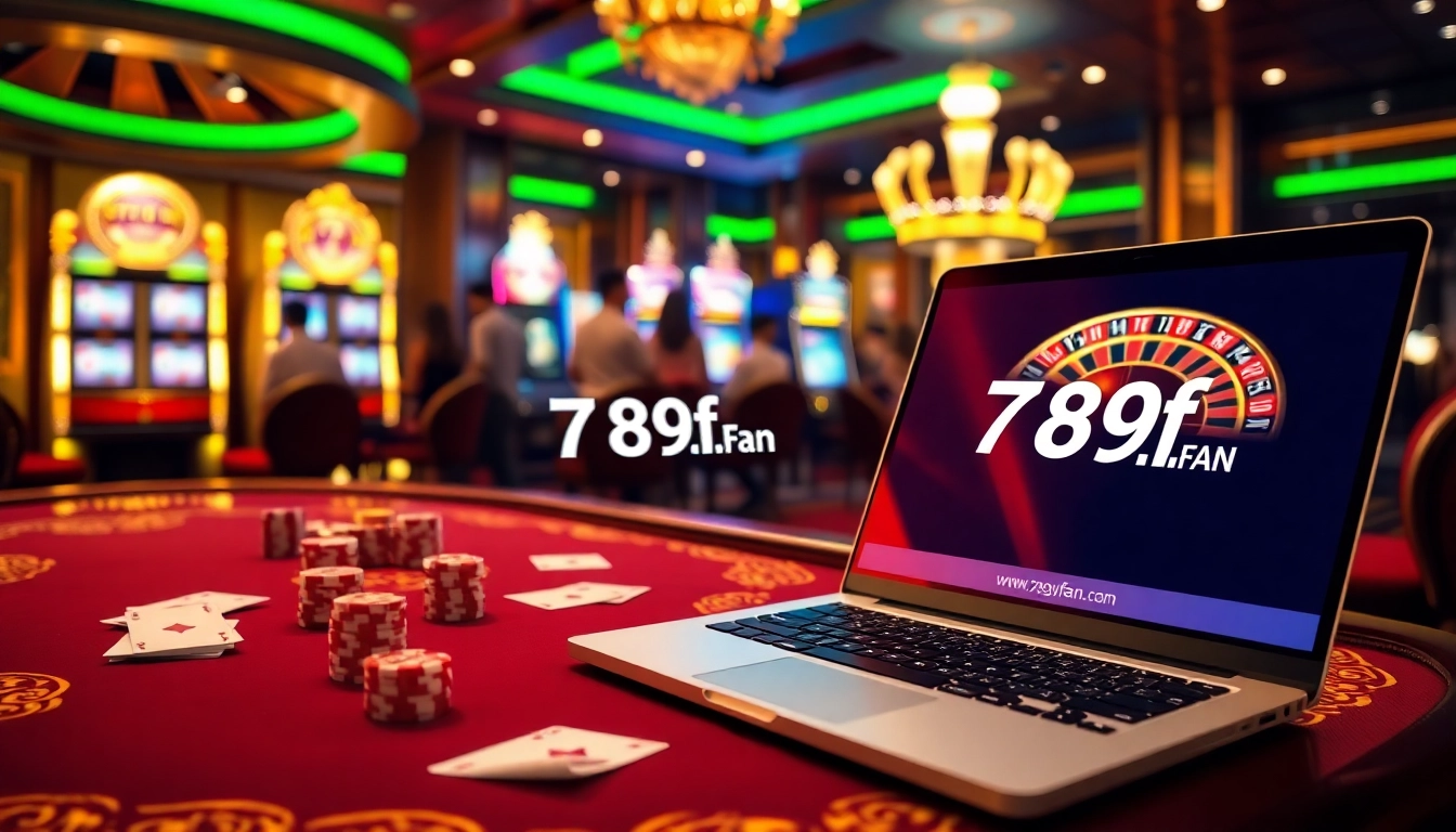 Experience high-stakes excitement at 789f.fan with vibrant casino interface and thrilling games.