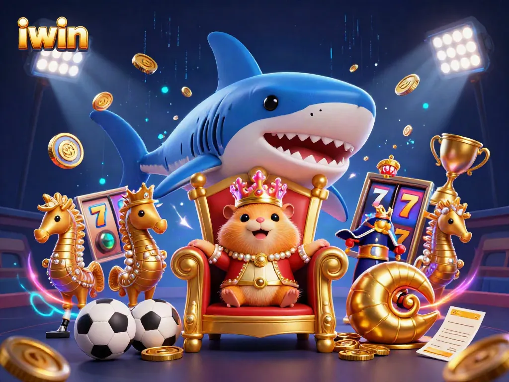 Engage in rich gaming experiences with iwin's fierce hamster king and thrilling slot game elements.