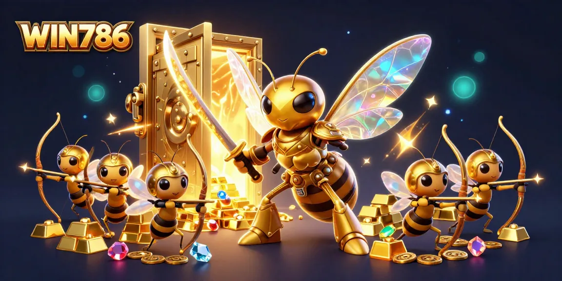 Experience WIN786's thrilling gaming with vibrant 3D casino elements and engaging characters.