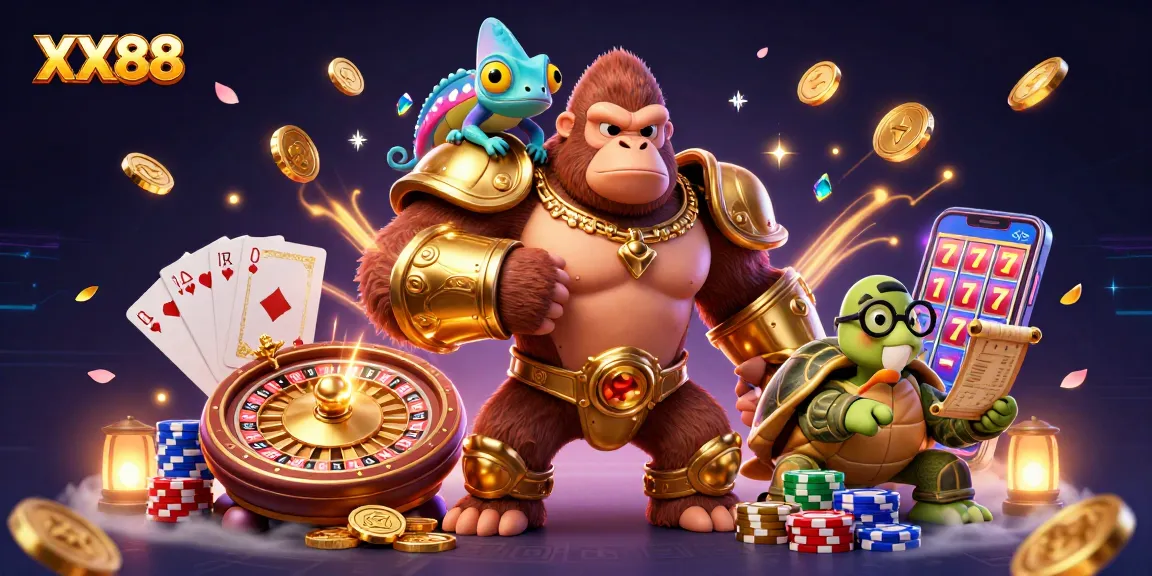 Experience winning thrills at XX88 with captivating gaming elements and vibrant 3D characters.