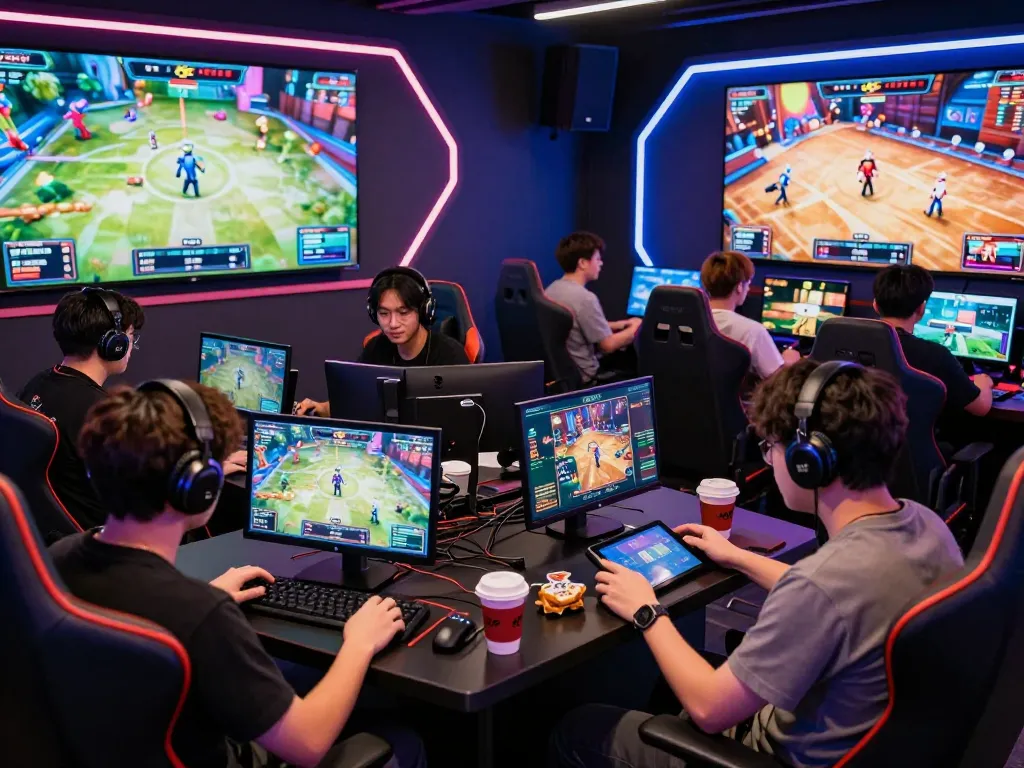 KJC onl gaming community engaging in dynamic online entertainment and esports.