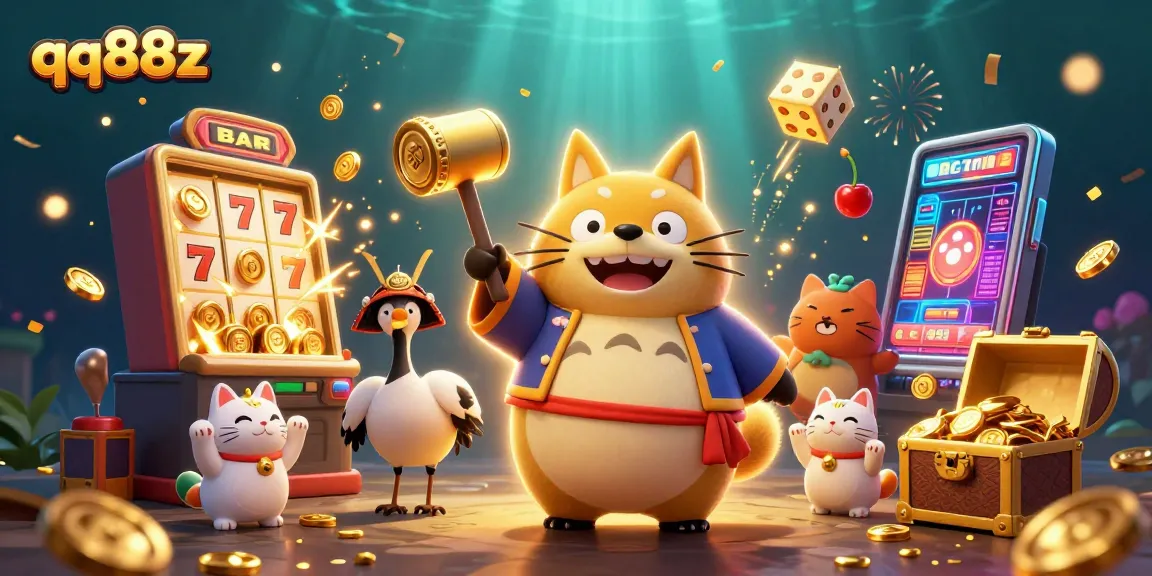 Engage in thrilling gameplay with qq88z as vibrant characters and elements bring excitement to the casino experience.