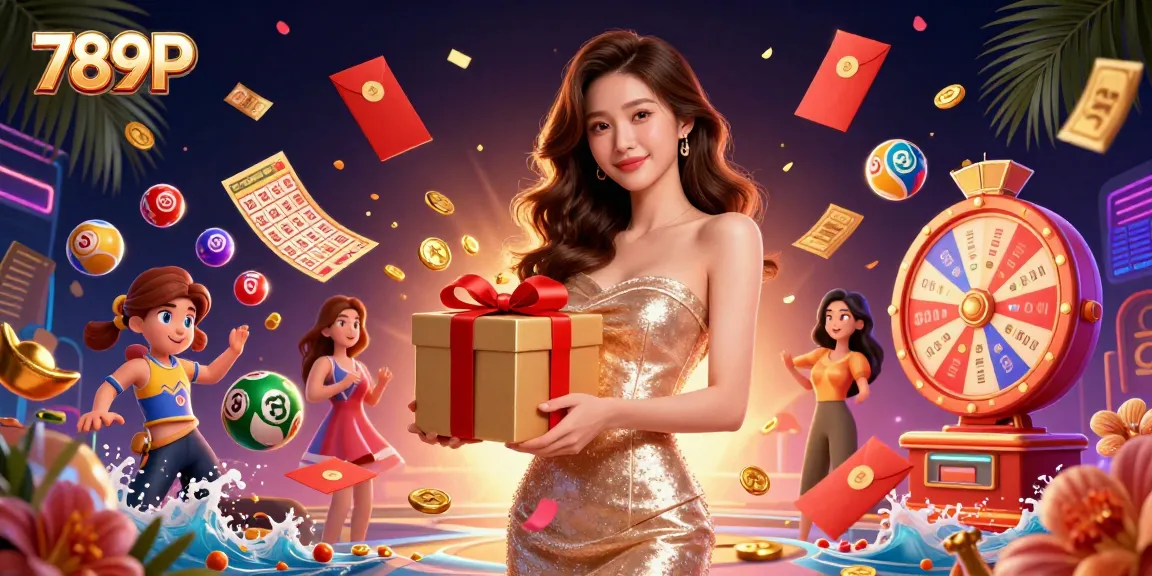 Engage with thrilling casino action at 789P featuring vibrant game elements and festive decorations.