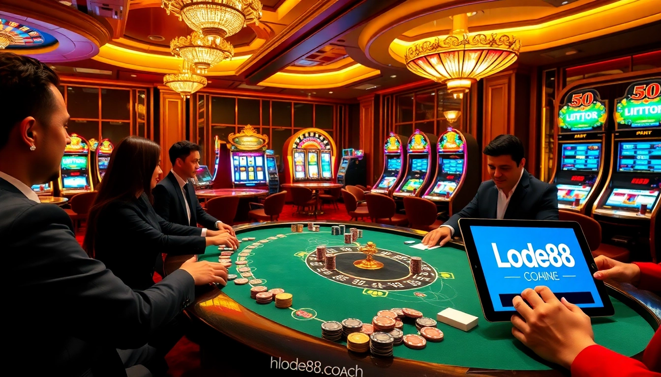 Betting excitement at https://lode88.coach/ with vibrant poker chips and thrilling casino games.