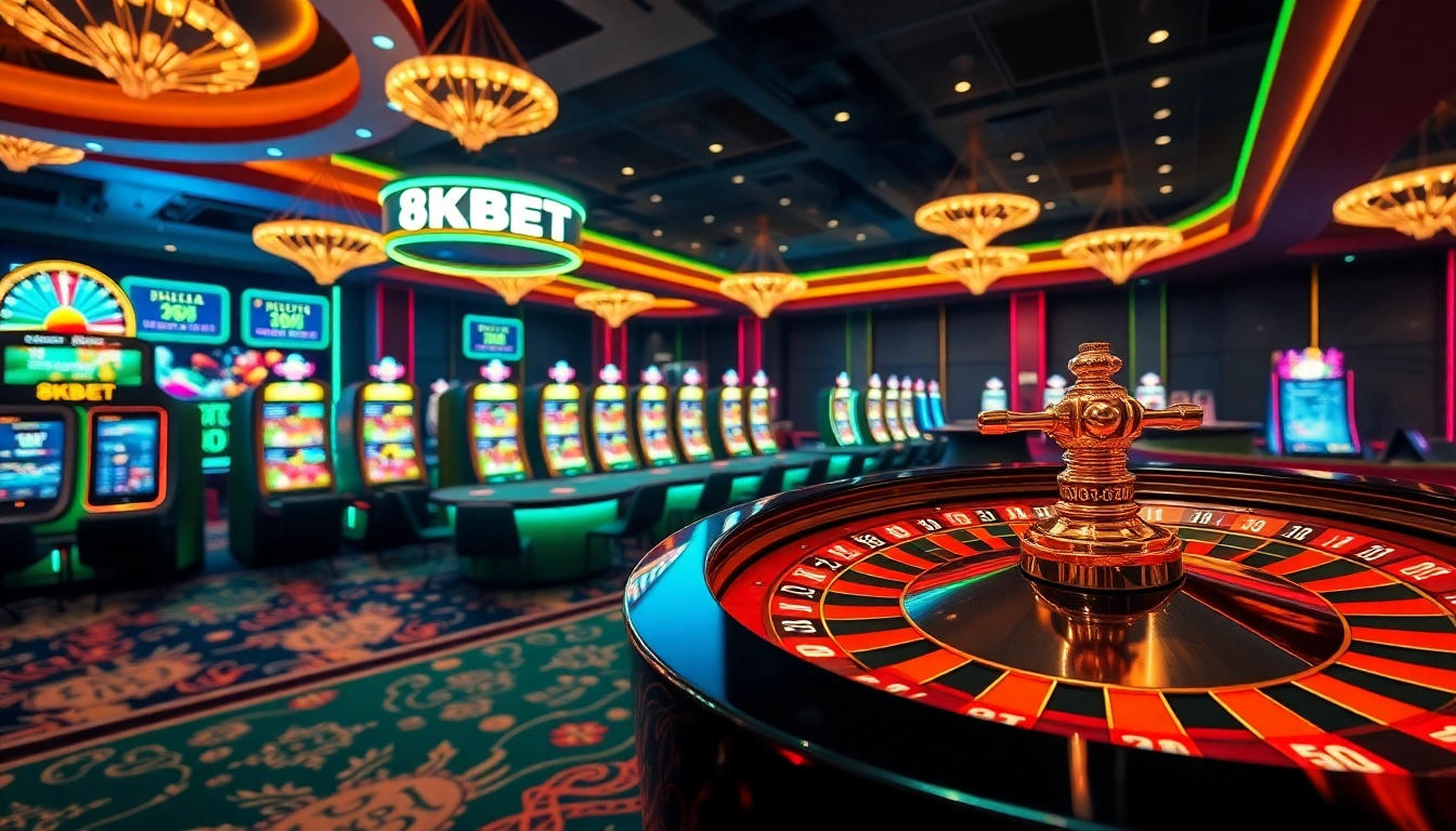Players enjoying luxury gaming experiences at 8KBET casino.