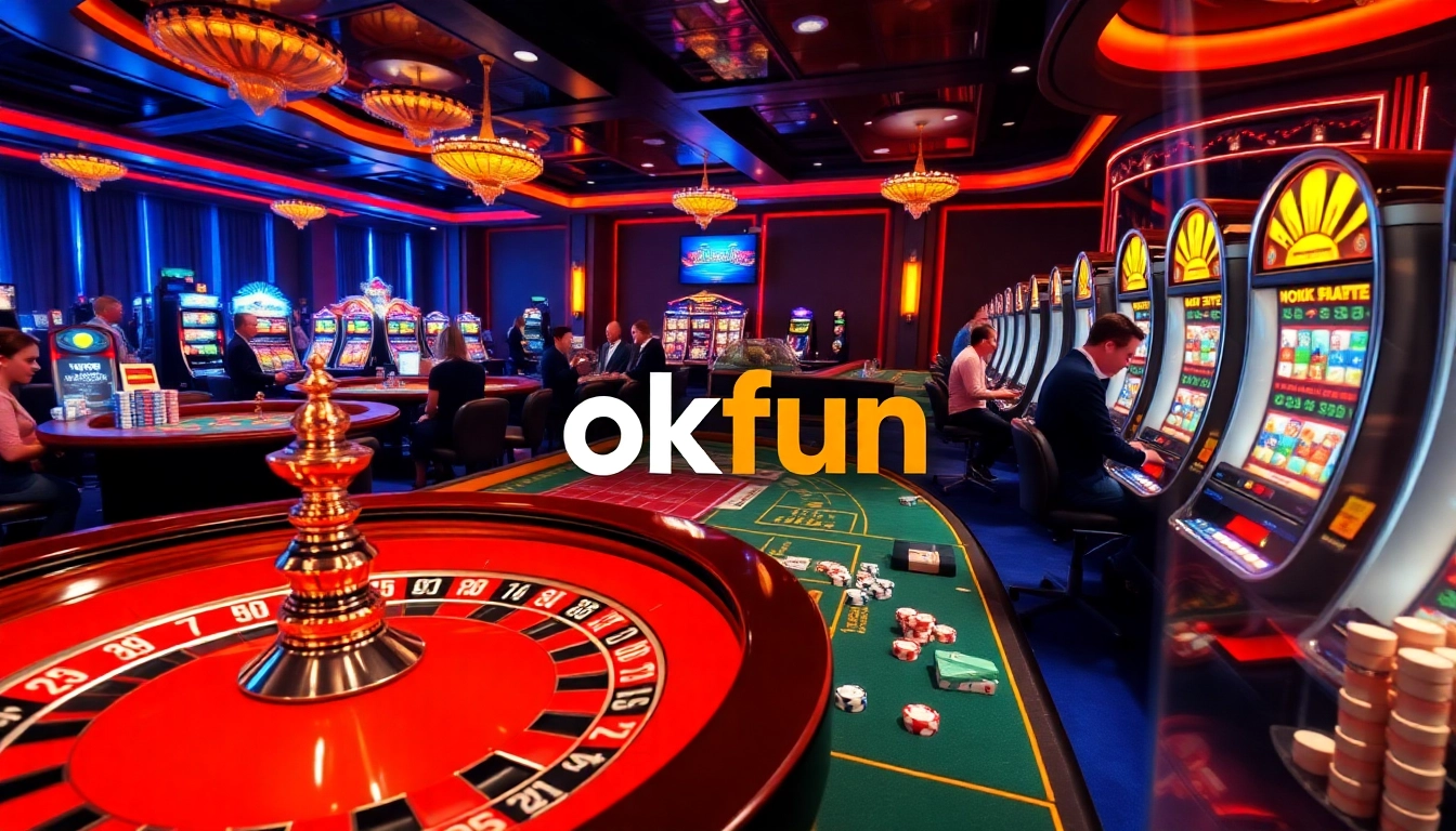 Experience dynamic gaming at okfun with engaging casino action, vibrant colors, and premium themes.