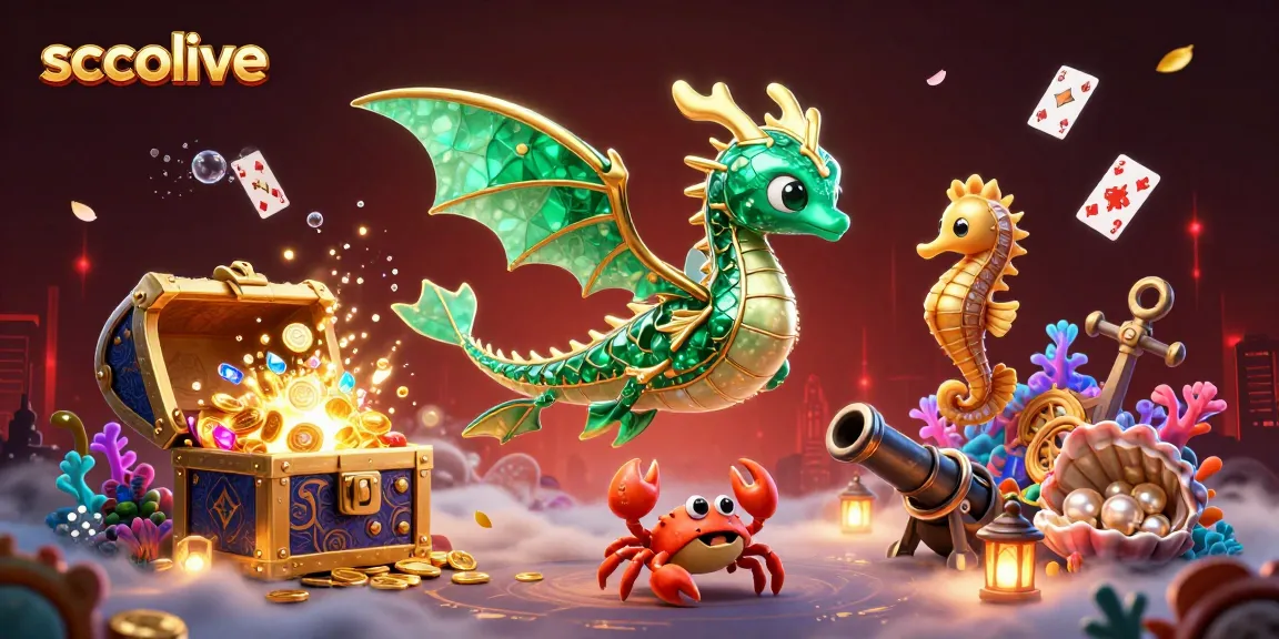 Experience socolive with a vibrant underwater treasure scene filled with animated casino elements and dynamic action.