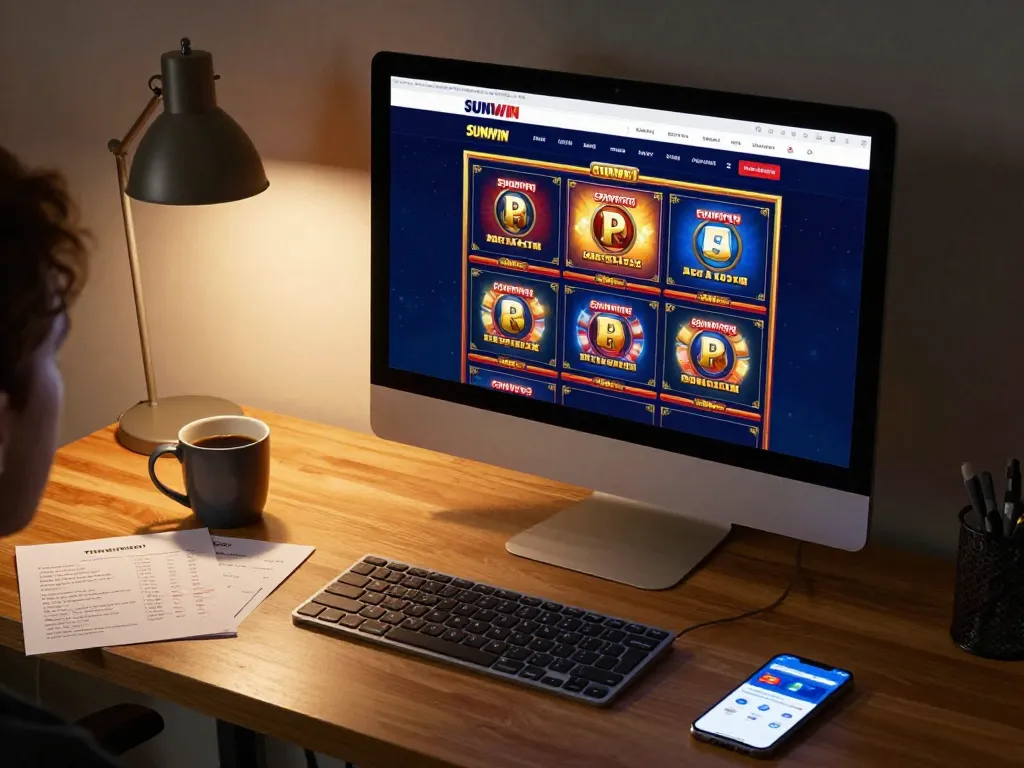 Engaging online gaming experience with SUNWIN interface and cozy atmosphere