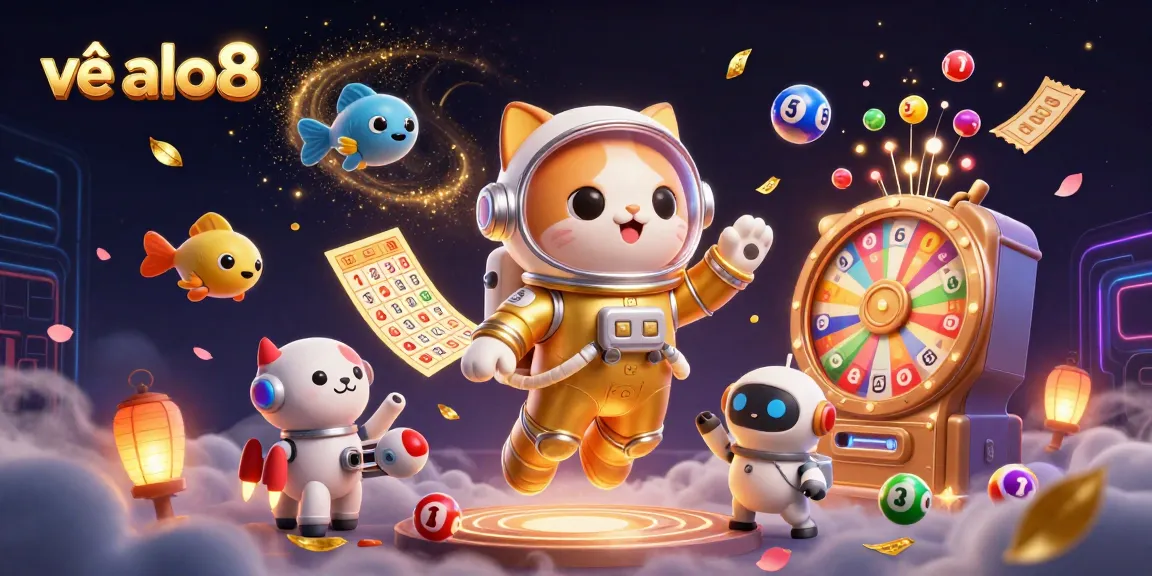Experience the excitement with về alo8 in a vibrant 3D casino scene bursting with gaming action.