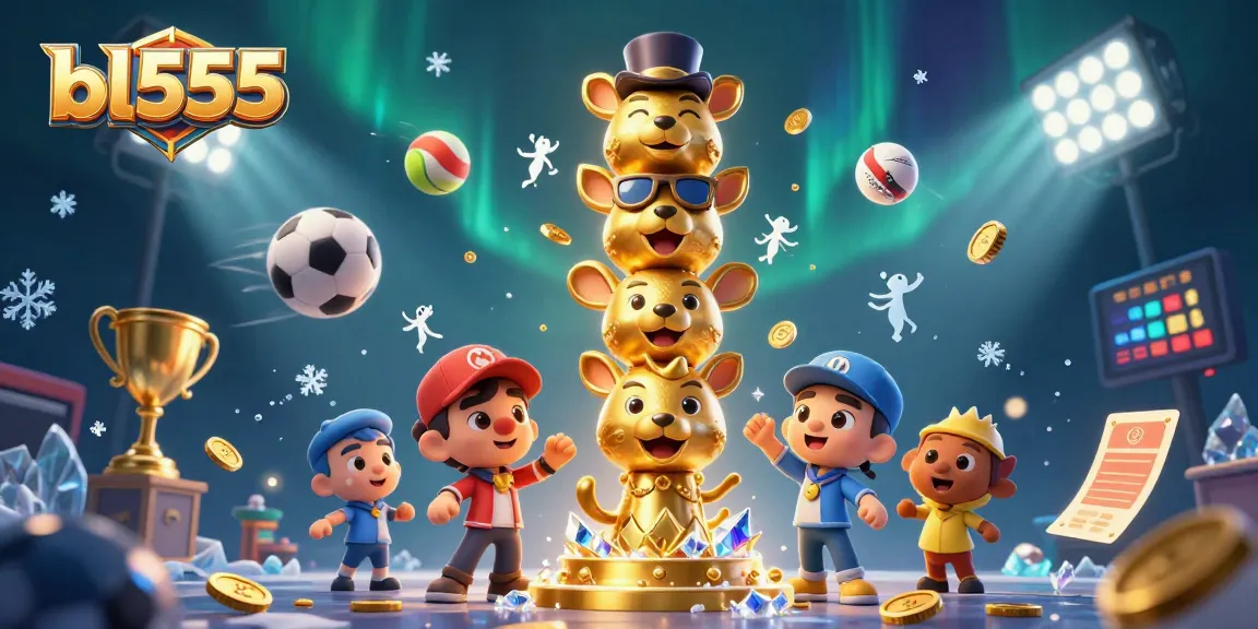 Experience the excitement of bl555 with animated sports elements, lively characters, and vibrant casino action.