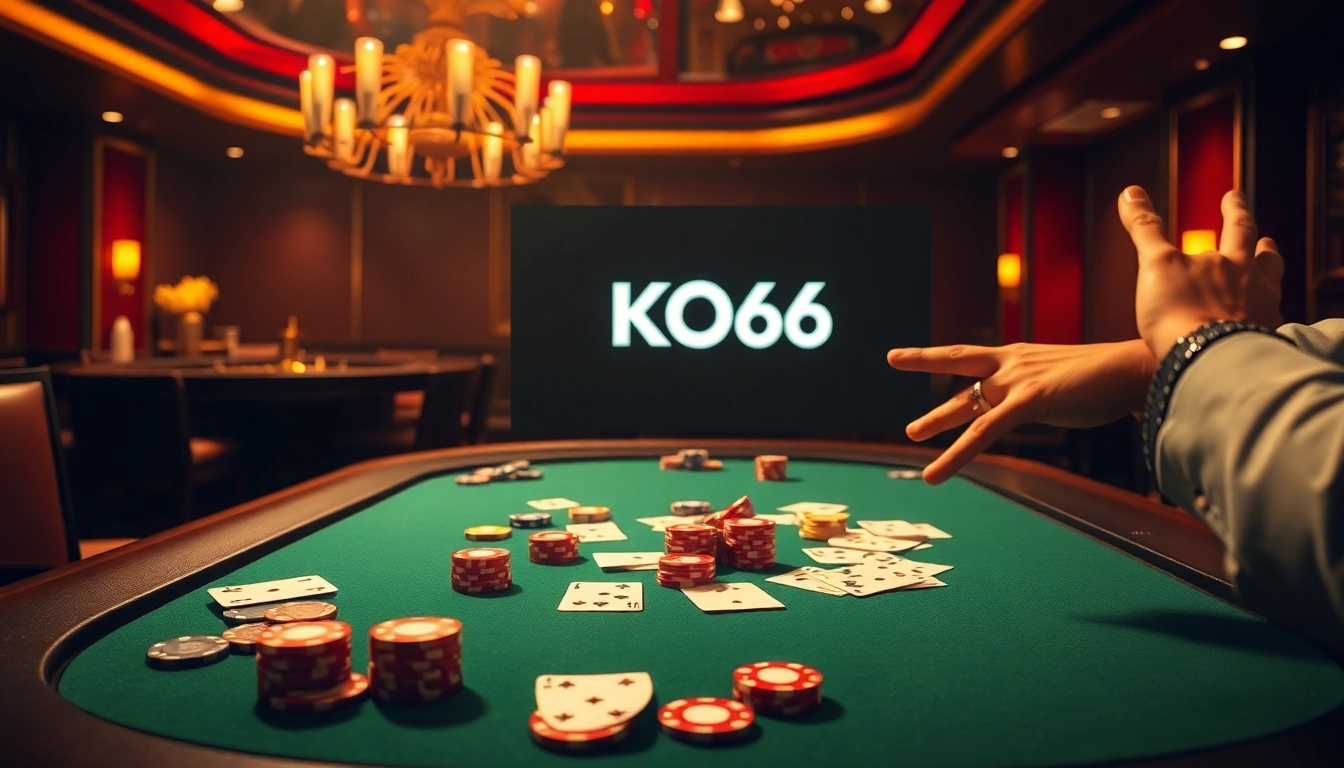 KO66 cung cấp hình ảnh casino thú vị với bàn poker sống động và bầu không khí trò chơi hấp dẫn.