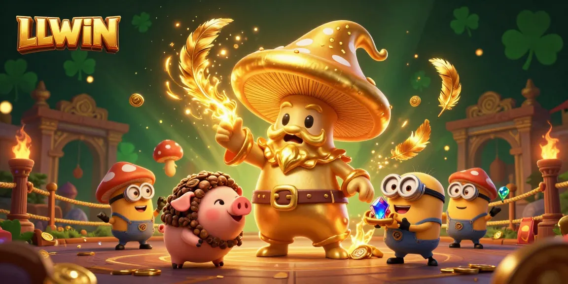 Experience thrilling gameplay at LLWIN with animated characters and vibrant casino elements.
