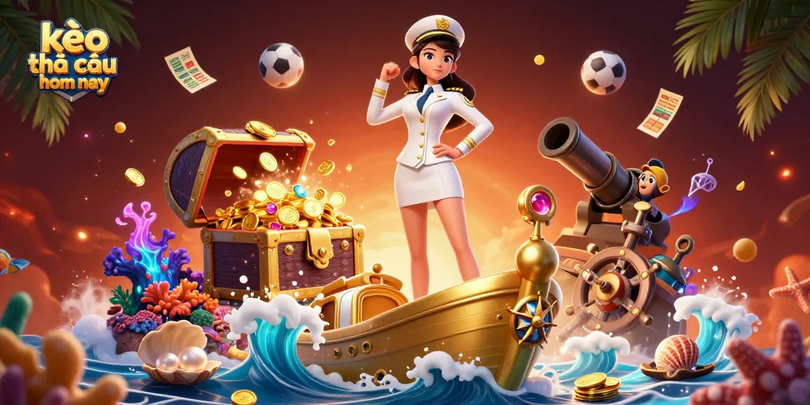 Experience kèo nhà cái hôm nay with vibrant 3D casino illustration featuring engaging gambling elements.