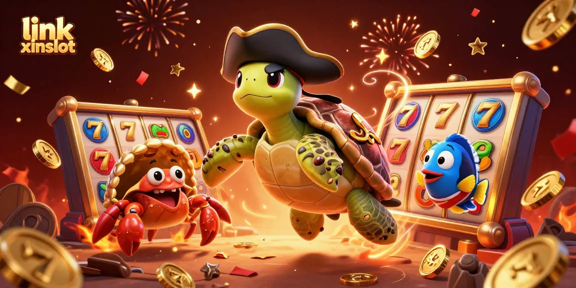Spin the reels and win big at link xinslot with this dynamic casino-themed illustration!