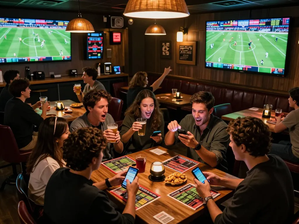 Socolive engages fans as they cheer for live football matches while placing bets socially.