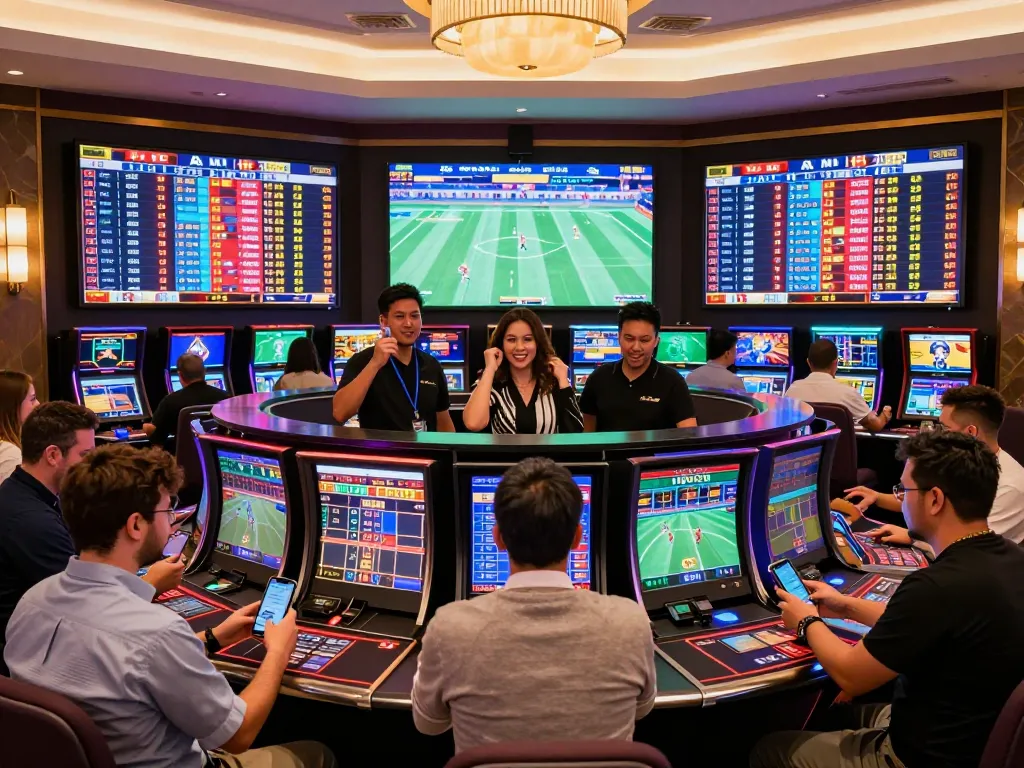 Betting strategy in action at https://rr88.auction/, showcasing enthusiastic bettors engaging with live game odds.