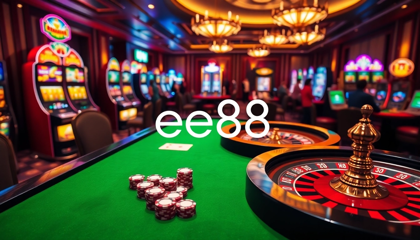 ee88 engaging players at an exhilarating casino table filled with action and excitement