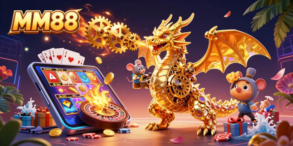 Experience the thrilling MM88 casino adventures with golden dragon and vibrant slot games.