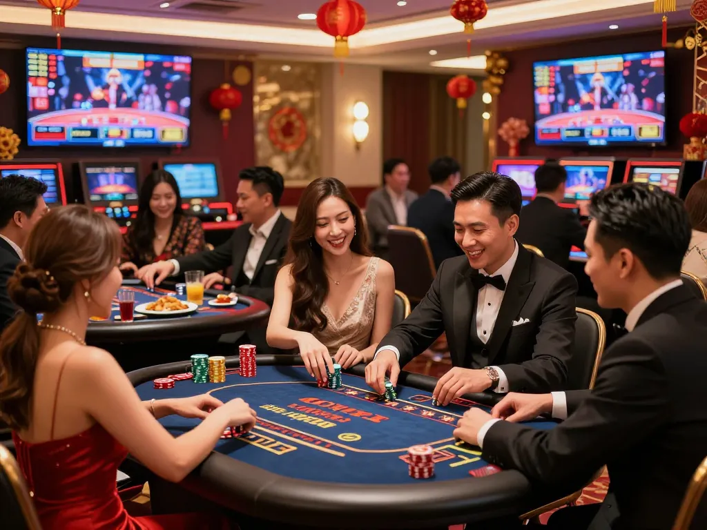 High-class gambling experience at 8kbet during Tết 2026 celebration.