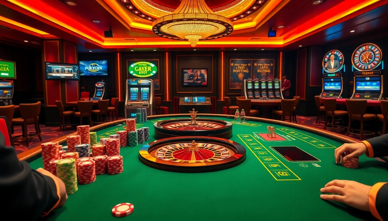 Engaging players at a lively casino table, showcasing Truyên ma hay with colorful poker chips and high-stakes action.