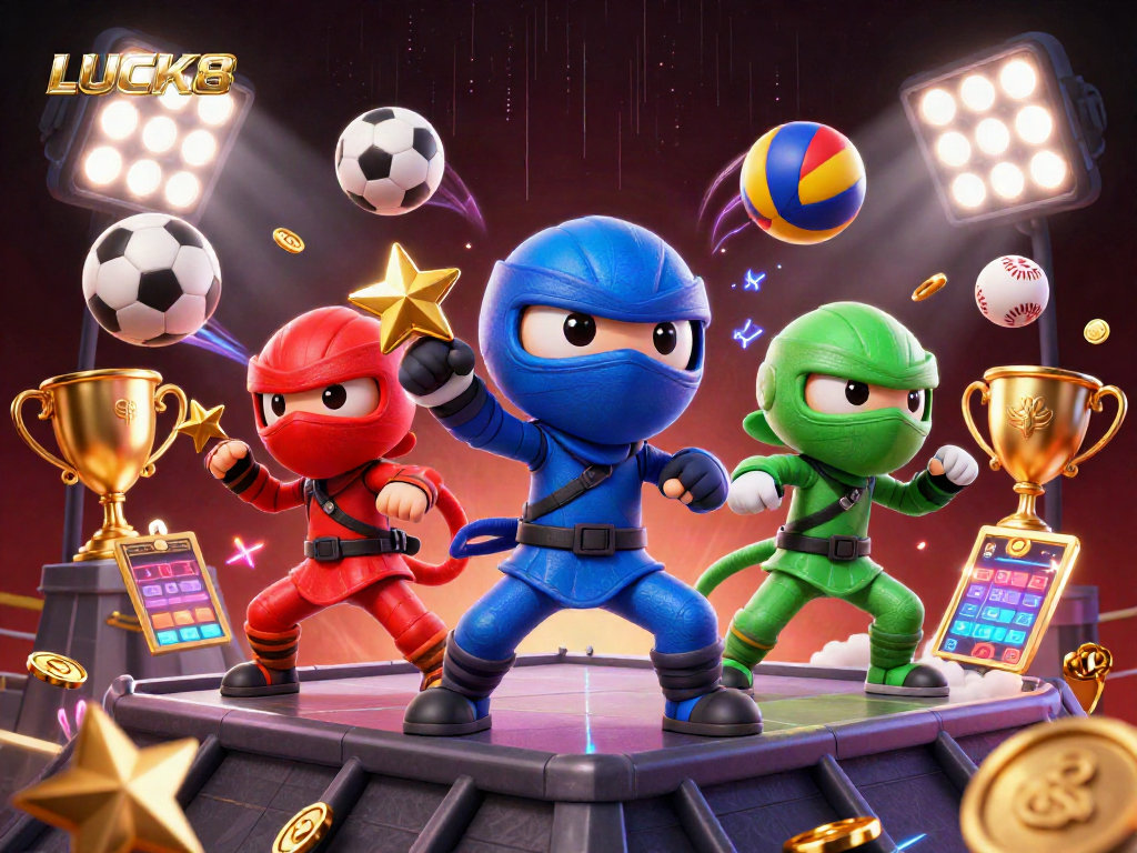 LUCK8 nâng cao kỹ năng cá cược trong sảnh casino với đội ninja chameleon.