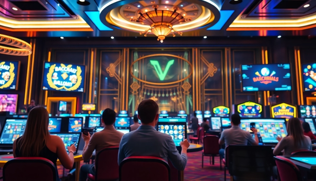 Exciting online gaming scene at vvvwin88.live showcasing players engaging with casino games.