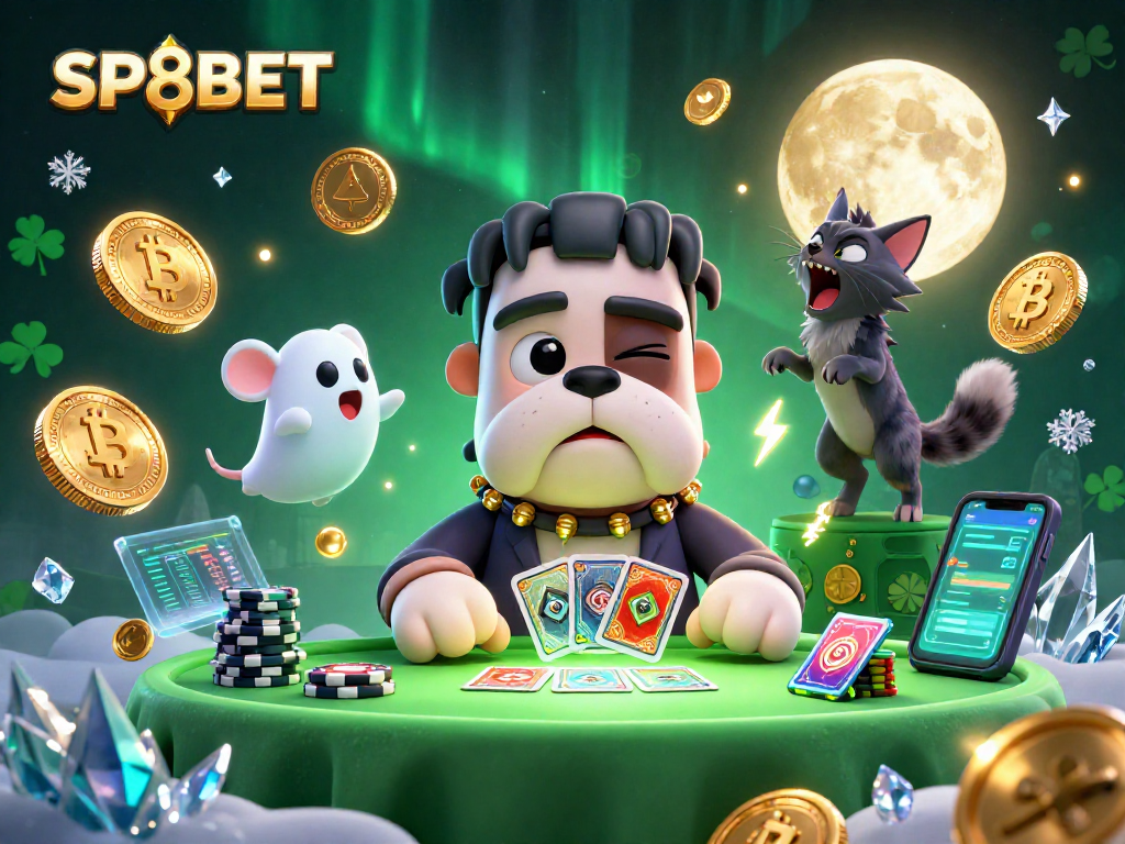 Join SP8BET for an electrifying card game experience with unique characters and crypto elements.
