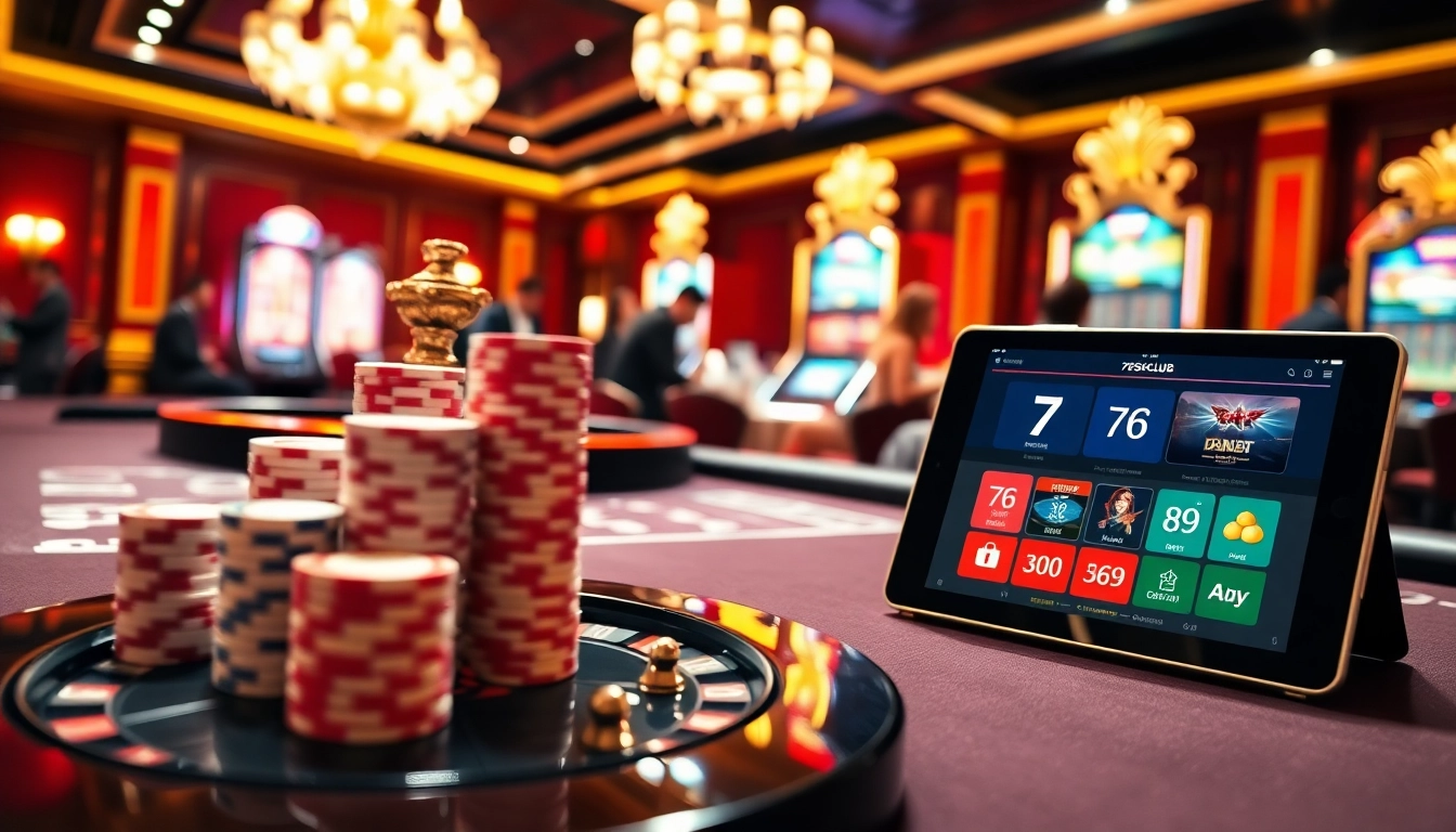 Players enjoying games at 789club's vibrant online casino interface.
