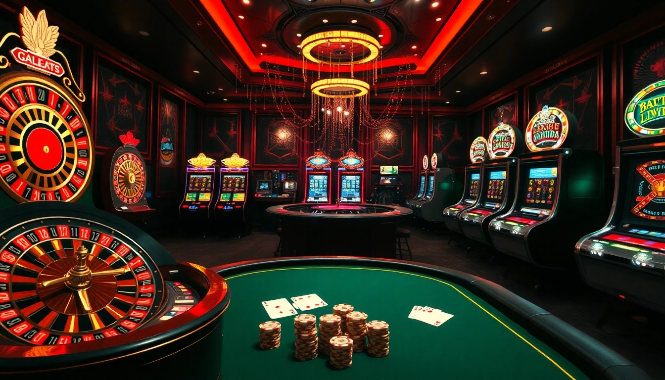 Experience the hidden wiki dark web through a luxurious casino scene filled with poker chips and slot machines.