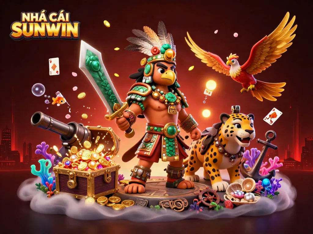 Play thrilling games at NHÀ CÁI SUNWIN with dynamic visuals capturing the excitement of online gaming.