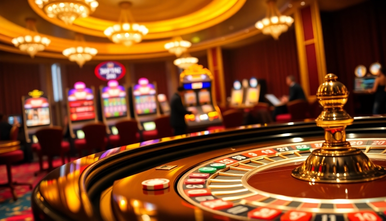 Enjoying high-stakes gameplay at https://1mm888.com/ with vibrant casino tables and exciting slots.