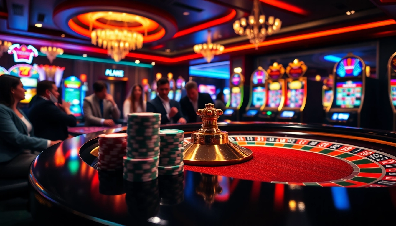 Players enjoying roulette and slot machines at https://g28e.com/ casino with thrilling excitement.