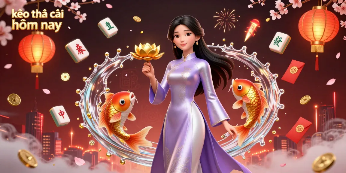 Engage with kèo nhà cái hôm nay in a vibrant 3D illustration showcasing dynamic betting elements and cultural richness.